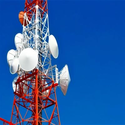 50 60 70 80 90 100 Meter Çevre Çelik Anten Telekomünikasyon Kulesi Galvanize