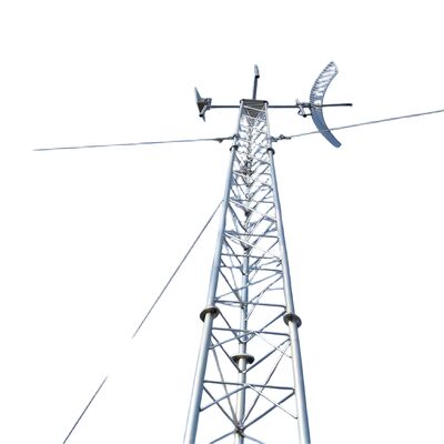 Tubular çelik mikrodalga bağlantı kulesi 20- 80M 3 bacaklı