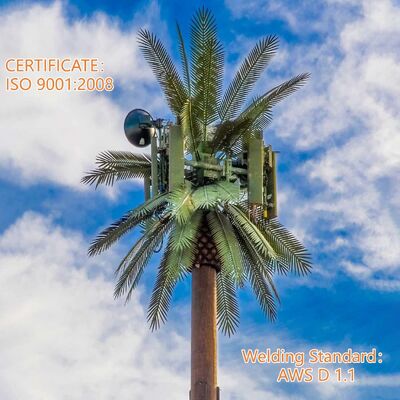 45M Simüle Ağacı Telkom Kulesi Alüminyum Alaşım 30m LTE Ağı Kentsel Parklar Eko Dost