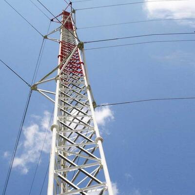 15m-60m Guyed Wire Tower for Hydrological Water Conservancy Monitoring & Remote Data Transmission