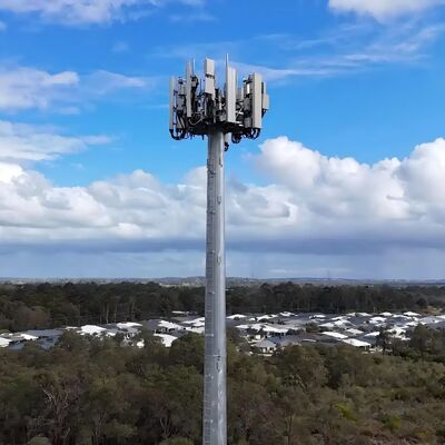 20M 30M Monopole AI Integrated Smart Telecommunication Tower IoT Enabled for 5G Network
