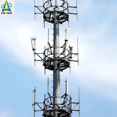 Kentsel Yoğun Alan İçin 26M Modüler Tasarım Tek Kutuplu Kule 5G Kapsama Alanı