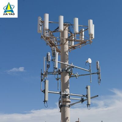 Eğlence Parkı İçin 16 25 36 Metre Çok Bölümlü Monopole Telekom Kulesi Kolay Kurulum