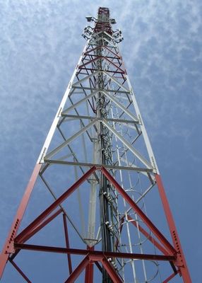 5km 10km 20km Wifi İletici ve Alıcı Çemberli Çerezli Çelik Kuleleri Mikrodalga Kablosuz Destek