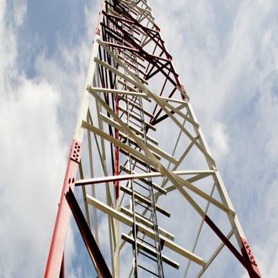 5km 10km 20km Wifi İletici ve Alıcı Çemberli Çerezli Çelik Kuleleri Mikrodalga Kablosuz Destek