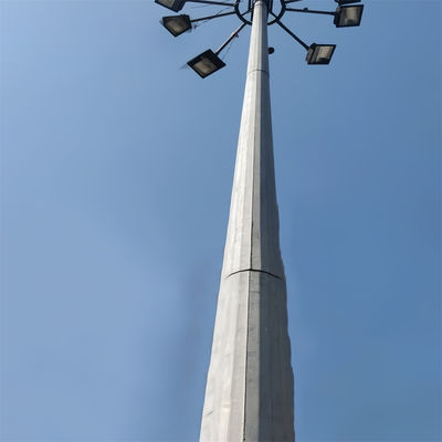 ISO 1461 15 20 30 40 50 M Metre 4G 5G Stand Cell Sinyal direği tırmanma merdiveni kendini destekleyenB Monopole Antenne Kulesi