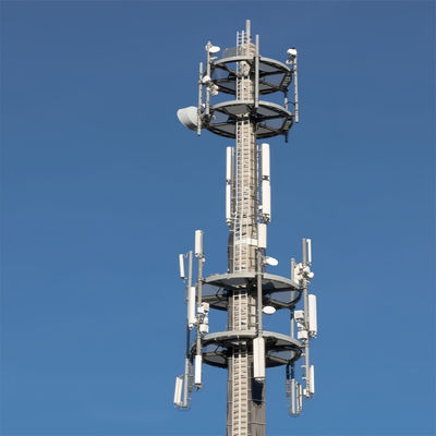 Kendini Destekleyen Küçük Telekomünikasyon Şirketi Hücre Anten Pylon 5g Ağı 20 Ayak Platformu Çatı Üst Kulesi