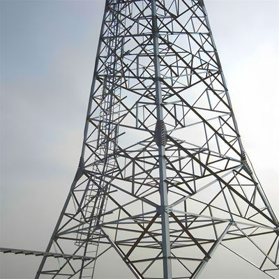 30 Ft Free Standing TV Radar Internet 4 Bacaklı Kendini Destekleyen Köşeli Döşeme Çelik Dört Bacaklı İletişim Kulesi