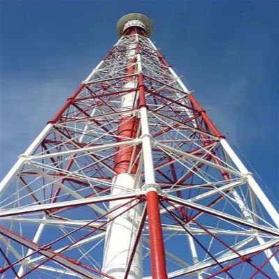 Telekom Tubular 3 Bacaklı Antenne Kulesi Kendini Destekleyen Telekom Çerez Kulesi Q345 / Q235