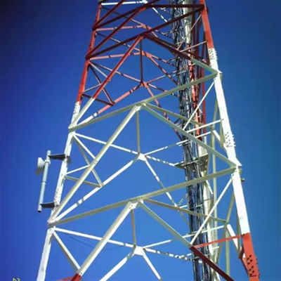 45 metre açılı çelik çilingir kendi kendine destekleyici anten kule sağlayıcı 4g 5g kuleler