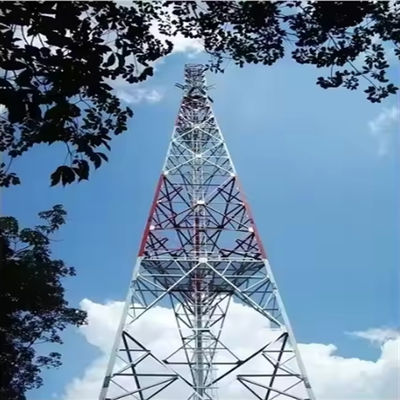 50m Mikrodalga Anten Kendini Destekleyen Kule Çerez Tasarımı 3 Bacaklı Telekomünikasyon Çelik Kule