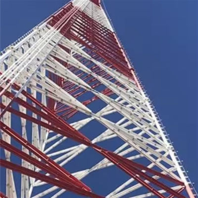 45 metre açılı çelik çilingir kendi kendine destekleyici anten kule sağlayıcı 4g 5g kuleler