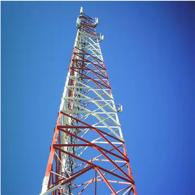 45 60 derece açı telekom anten kule 3 bacak 4 bacaklı açılı kendi kendini destekleyen ızgara kule