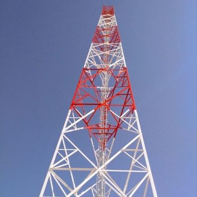 Kendini Destekleyen Uzun Menzilli Kablosuz Telefon Telkom Çelik Kulesi Göndericisi Alıcı GSM Çelik Çerez Telkom Kulesi