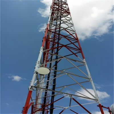 Kendini Destekleyen Uzun Menzilli Kablosuz Telefon Telkom Çelik Kulesi Göndericisi Alıcı GSM Çelik Çerez Telkom Kulesi