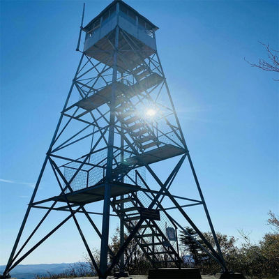 Sıcak Dip Galvanize 120ft Orman İtfaiye Muhafız Kulesi Hava Durumu Gözcü Kulesi