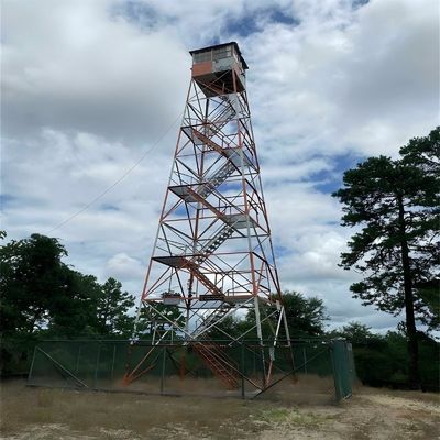 Hazırlanmış Güvenlik Gözcü Kulesi Çelik Yapı AR500 / Q355 Güvenlik Evi Platformu Gözleme Kuleleri