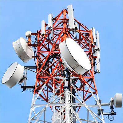 Kendini Destekleyen Antenne Kulesi 4 Bacaklı Kulesi Galvanize 20m - 55m 60m