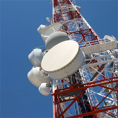 Kendini Destekleyen Antenne Kulesi 4 Bacaklı Kulesi Galvanize 20m - 55m 60m