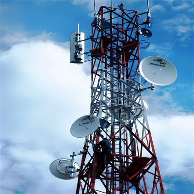5-200M Galvanizli açılı çelik çelik ızgara kule üreticileri ızgara telekom kule