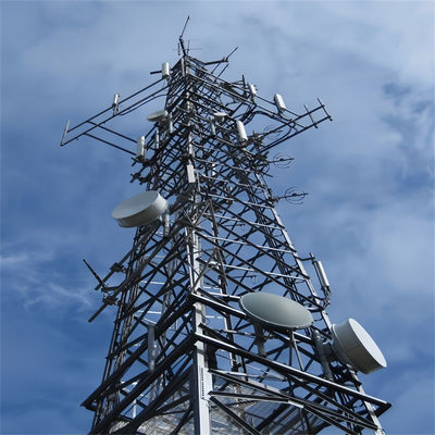 5-200M Galvanizli açılı çelik çelik ızgara kule üreticileri ızgara telekom kule