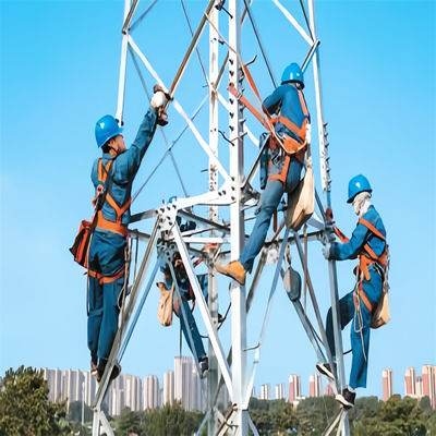 4G Kablosuz Dış Televizyon Cep telefonu İletişim Uydu Mikrodalga Radyo Anten Çerez Kulesi 4 Bacak Köşe Kulesi