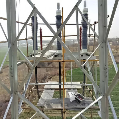 Kendi kendine duran çelik ızgaralı Mikrodalga Radyo Wifi Telekomünikasyon 4 Bacak Köşeli Hücre Kulesi Ve ızgaralı direği Satılık