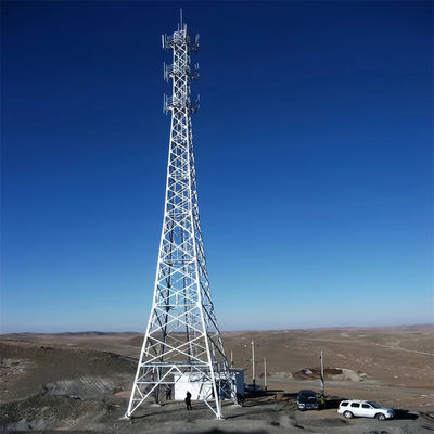 Çelik Truss Kule Tapered GSM Yapı Telekomünikasyon 4 Bacaklı Köşeli Çelik Kule