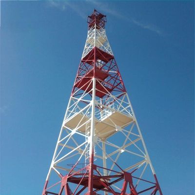 Çelik Çerez Kulesi Telekom Uydu Telefonu Cep telefonu Cep Sitesi 4 Bacaklı Cep Kulesi