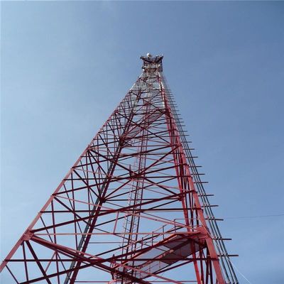 Çelik Çerez Kulesi Telekom Uydu Telefonu Cep telefonu Cep Sitesi 4 Bacaklı Cep Kulesi