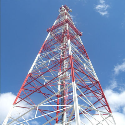 Çelik Çerez Kulesi Telekom Uydu Telefonu Cep telefonu Cep Sitesi 4 Bacaklı Cep Kulesi