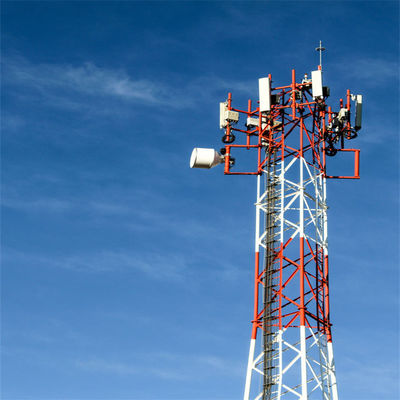 15M 20M 30M 45M 50M 3/4 Bacaklı Tüplü İletişim Anten Mast Çaplı Çelik Kule