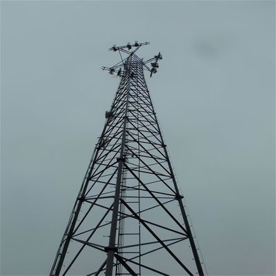 Üçgen Telekom Tüpürsel Kendini Destekleyen Anten Mast HDG 3 Bacaklı Çelik Çerez Kulesi