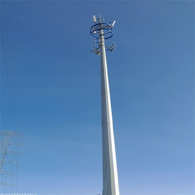 OEM Galvanize Bionic Monopole Telekom Kulesi Yüksek Tensili Çelik