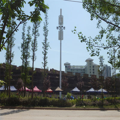 4G BTS Monopol Telekomünikasyon Kulesi Anten 100 Ft Monopol Kulesi