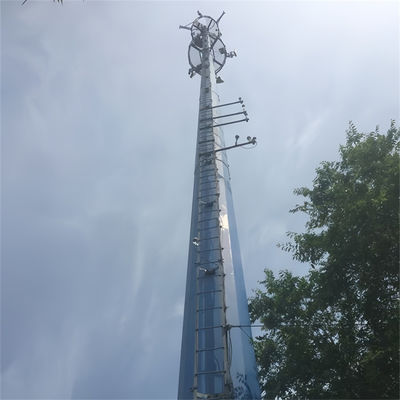 Kendini Destekleyen Fiyat Wifi Uzun menzilli Cep Telefonları Çalışma Platformu Mikrodalga Anten Çelik Monopole Kulesi