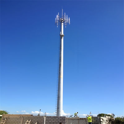 Demir Wifi Cep Telefon Anten Kulesi 25m 40m Yükseklik Ağı Mobil GSM İletişim