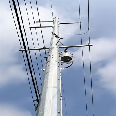 20 metre 25 metre 30 metre Anten Telekom Çelik Monopole Kule Q345B / A572 Malzeme
