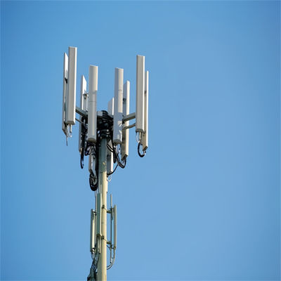 Yüksek Kendini Destekleyen Çelik Yapı Monopole İletişim Kulesi 20m 30m 40m Tek Tüp Yuvarlak direği GSM