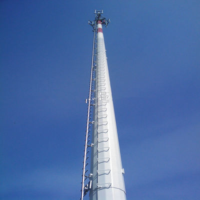 Yüksek Kaliteli 20m 30m 45m 50m İletişim Anten Kutbu 5G Hücre Sinyalı Ana İstasyon Monopole Çelik Telekom Kulesi