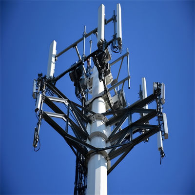 Kendini Destekleyen Küçük Telekomünikasyon Şirketi Hücre Anten Pylon 5g Ağı 20 Ayak Platformu Çatı Üst Kulesi