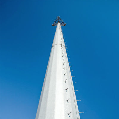 Ağır Görevli Anten Mast Kulesi Monopole 15 metre 9m 10m 12m Monopole Çelik Kulesi