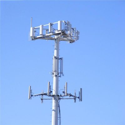 4g 5g Kablosuz Mikrodalga Monopole Telekom Kulesi Flangle 5m 12m 36m 45m 55m Metre