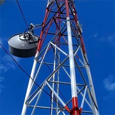 Cep Sitesi Sinyal İletişim Üçgen Çelik Çaplı Çubuk Kulesi Çaplı İletişim Kulesi