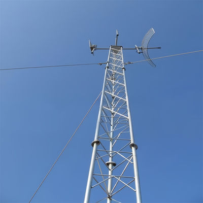 Kablosuz İletişim Demir Telekom Guyed Pole Kule 5G Radyo Anten Wifi Isp İnternet Kulesi Satılık