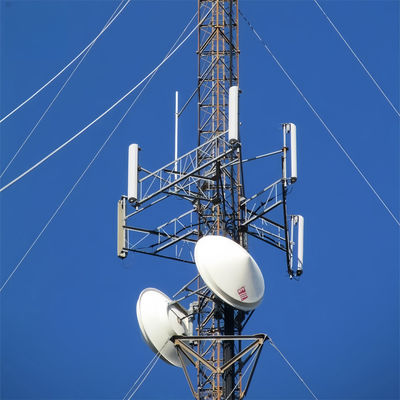 Kablosuz İletişim Demir Telekom Guyed Pole Kule 5G Radyo Anten Wifi Isp İnternet Kulesi Satılık