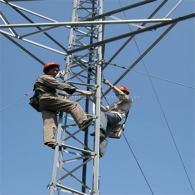 Kablosuz İletişim Demir Telekom Guyed Pole Kule 5G Radyo Anten Wifi Isp İnternet Kulesi Satılık