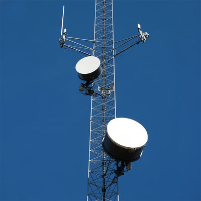Telekomünikasyon Kablo Kulesi Çelik 30M Çerez Üçgen Üçgen Mast