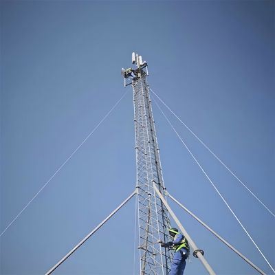 Gsm 20 25m 30M Kafesli Tel Kulesi Üçgen Mast Düğümlü Çelik Kuleleri