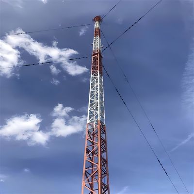 Gsm 20 25m 30M Kafesli Tel Kulesi Üçgen Mast Düğümlü Çelik Kuleleri